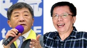 陳時中、沈富雄（組合圖／資料照、翻攝自沈富雄臉書）