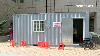 專收桃醫病患　敏盛設戶外門診貨櫃屋