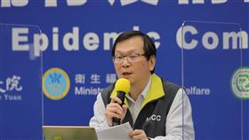 0123指揮中心記者會，陳時中，莊人祥，羅一鈞，周志浩，案883，案884，案885。圖／疾管署提供