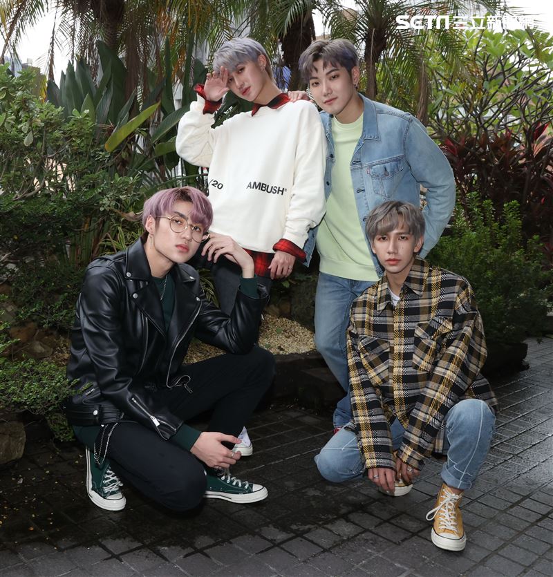 C.T.O仕偉、宇慶、薛恩、振緯三立新聞網專訪。（記者邱榮吉/攝影）