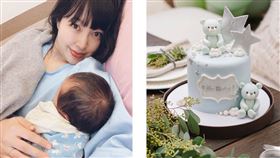微風集團千金暨策略長廖曉喬1月22日以剖腹產生下體重3100公克的寶貝兒子Tristan。（圖／微新聞提供）