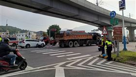 新北市,淡水,淡金路,北新路,砂石車,車禍