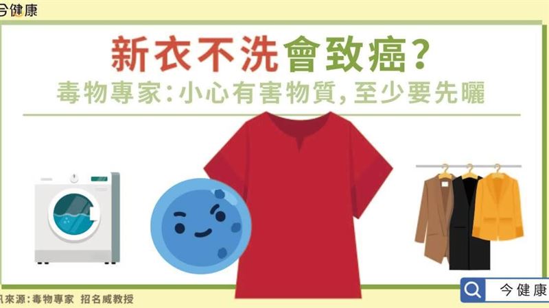 新衣不洗會怎樣？我們應該怎麼做呢？