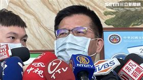 交通部長林佳龍今天26日表示，明天將召開應變會議。（圖／記者陳宜加攝影）