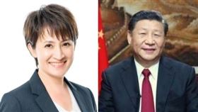 蕭美琴,習近平(組合圖)
