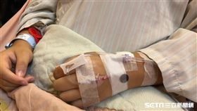 病患示意圖（讀者提供）