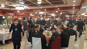 四海幫,尾牙,金獅樓 翻攝畫面