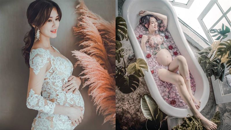 恭喜！美女主播生愛女　曝惹火孕肚照