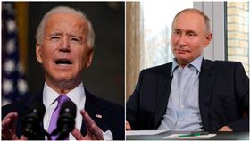 美國總統拜登、俄羅斯總統普丁，組合圖/美聯社/達志影像