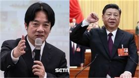 賴清德、習近平（組合圖／資料照）