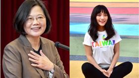 蔡英文、黃捷（組合圖／翻攝自蔡英文、黃捷臉書）