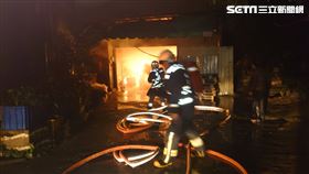 烤漆廠,火警,全面燃燒,五股,翻攝畫面