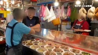 市場攤商不戴罩叫賣　管理員逐攤勸導