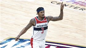 ▲比爾（Bradley Beal）投進6顆三分球，攻下全場最高47分。（圖／美聯社／達志影像）