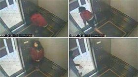 藍可兒生前最後畫面，舉止相當詭異。（圖／翻攝自網路）