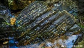 大陸湖南,陽合天書,岩石（圖／翻攝自天工作美198311微博）