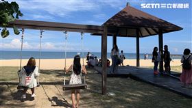 菊島之戀,隘門沙灘,玩水,澎湖,記者陳啓明攝