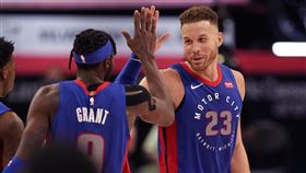 ▲葛瑞芬（Blake Griffin）投進5顆三分球。（圖／美聯社／達志影像）