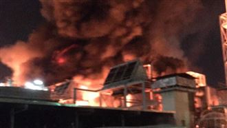 高雄林園聯成化科大火　爆炸聲民眾嚇