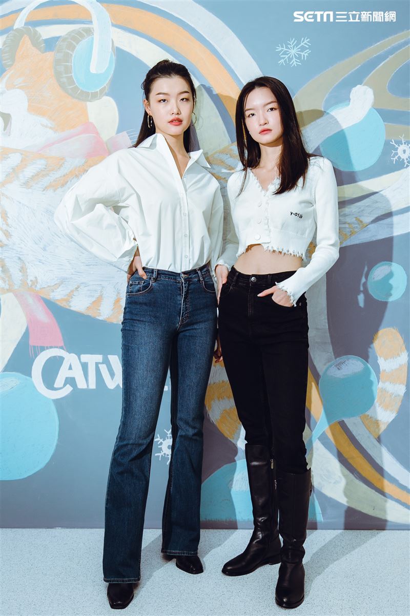 新生代超模潘星妤、潘昱璇三立新聞網專訪。（圖／記者楊澍攝影）