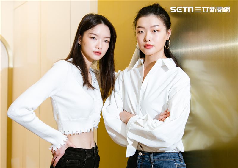 新生代超模潘星妤、潘昱璇三立新聞網專訪。（圖／記者楊澍攝影）