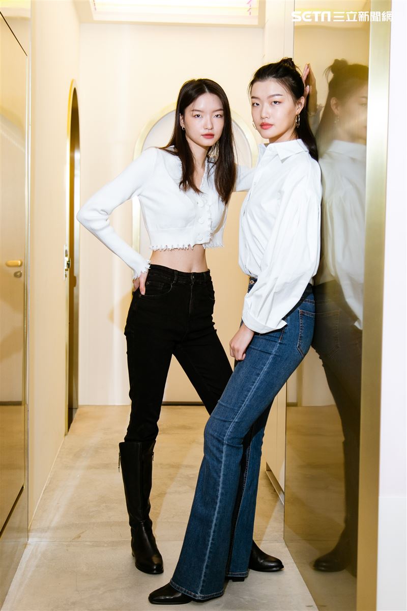 新生代超模潘星妤、潘昱璇三立新聞網專訪。（圖／記者楊澍攝影）