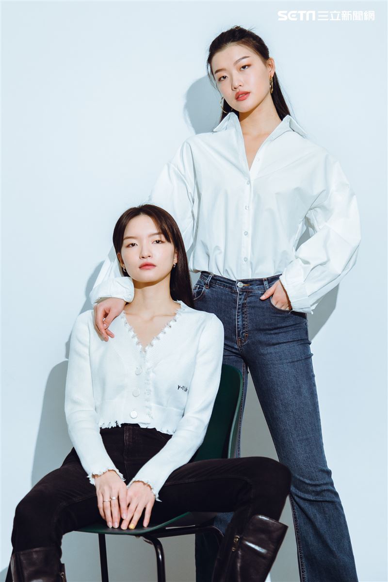 新生代超模潘星妤、潘昱璇三立新聞網專訪。（圖／記者楊澍攝影）