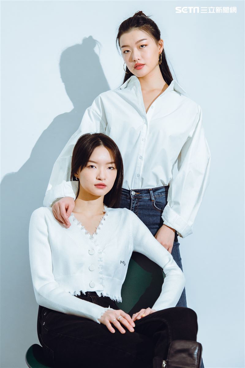 新生代超模潘星妤、潘昱璇三立新聞網專訪。（圖／記者楊澍攝影）