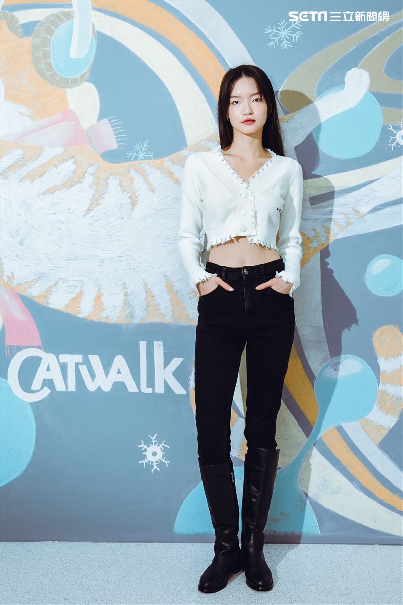 新生代超模潘星妤三立新聞網專訪。（圖／記者楊澍攝影）