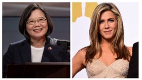 蔡英文，珍妮佛安妮斯頓（組合圖）