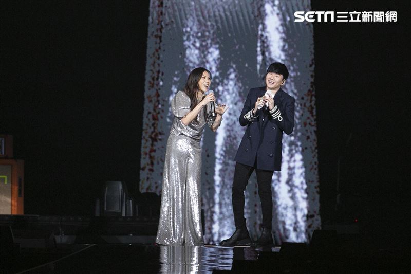 蔡健雅《給世界最悠長的吻》2021巡迴演唱會，林俊傑擔任特別嘉賓。（圖／記者楊澍攝影）