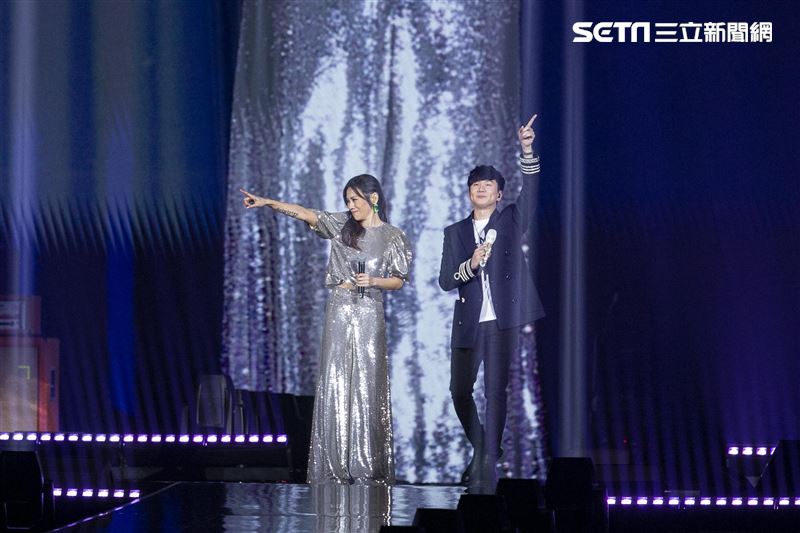 蔡健雅《給世界最悠長的吻》2021巡迴演唱會，林俊傑擔任特別嘉賓。（圖／記者楊澍攝影）