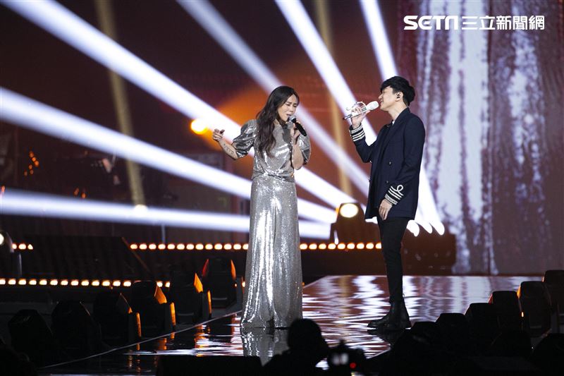 蔡健雅《給世界最悠長的吻》2021巡迴演唱會，林俊傑擔任特別嘉賓。（圖／記者楊澍攝影）