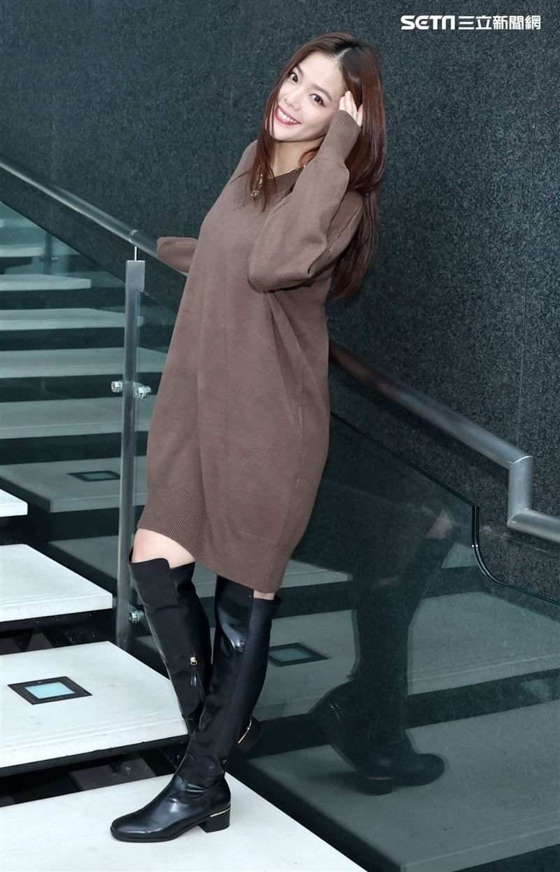 翊萱三立新聞網專訪。（記者邱榮吉/攝影）