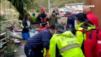 河床踩空不慎失足　女雙腳卡石縫溺斃