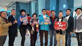 《金不厭詐》陳霆、林千鈺、何啟聖、董智森、毛興國等人回金門首映。（圖／北投映像電影提供）