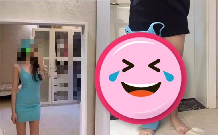 網購洋裝！她收貨一穿傻眼了：變護膝