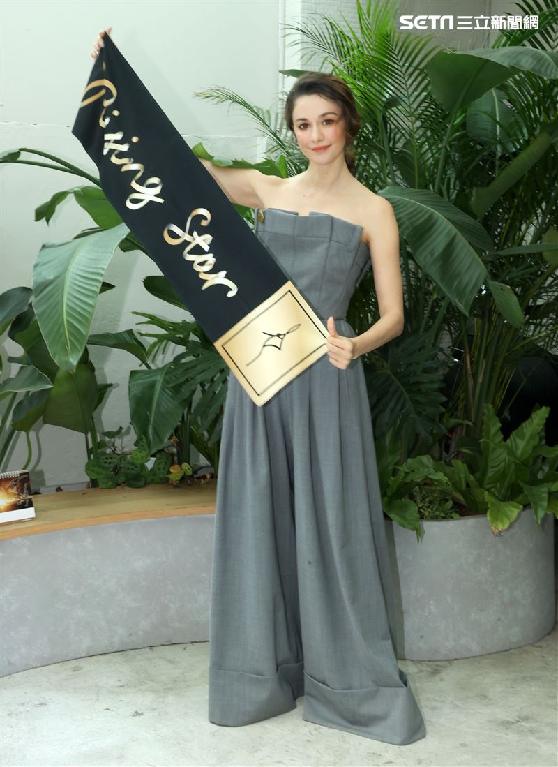 瑞莎和媒體暢談一年來在台灣的點點滴滴。（記者邱榮吉/攝影）