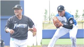 ▲春訓首日火腿隊清宮幸太郎穿錯球衣。（圖／翻攝自火腿官方推特）