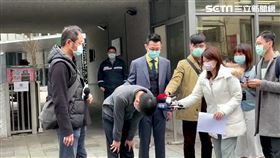 盛唐中醫呂世明在律師陪同下前往衛福部陳情。（圖／翻攝畫面）