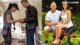 ▲Keith耐心陪伴。（圖／Riona Kelly臉書授權）

