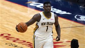 ▲威廉森（Zion Williamson）生涯前41場得946分寫紀錄。（圖／美聯社／達志影像）