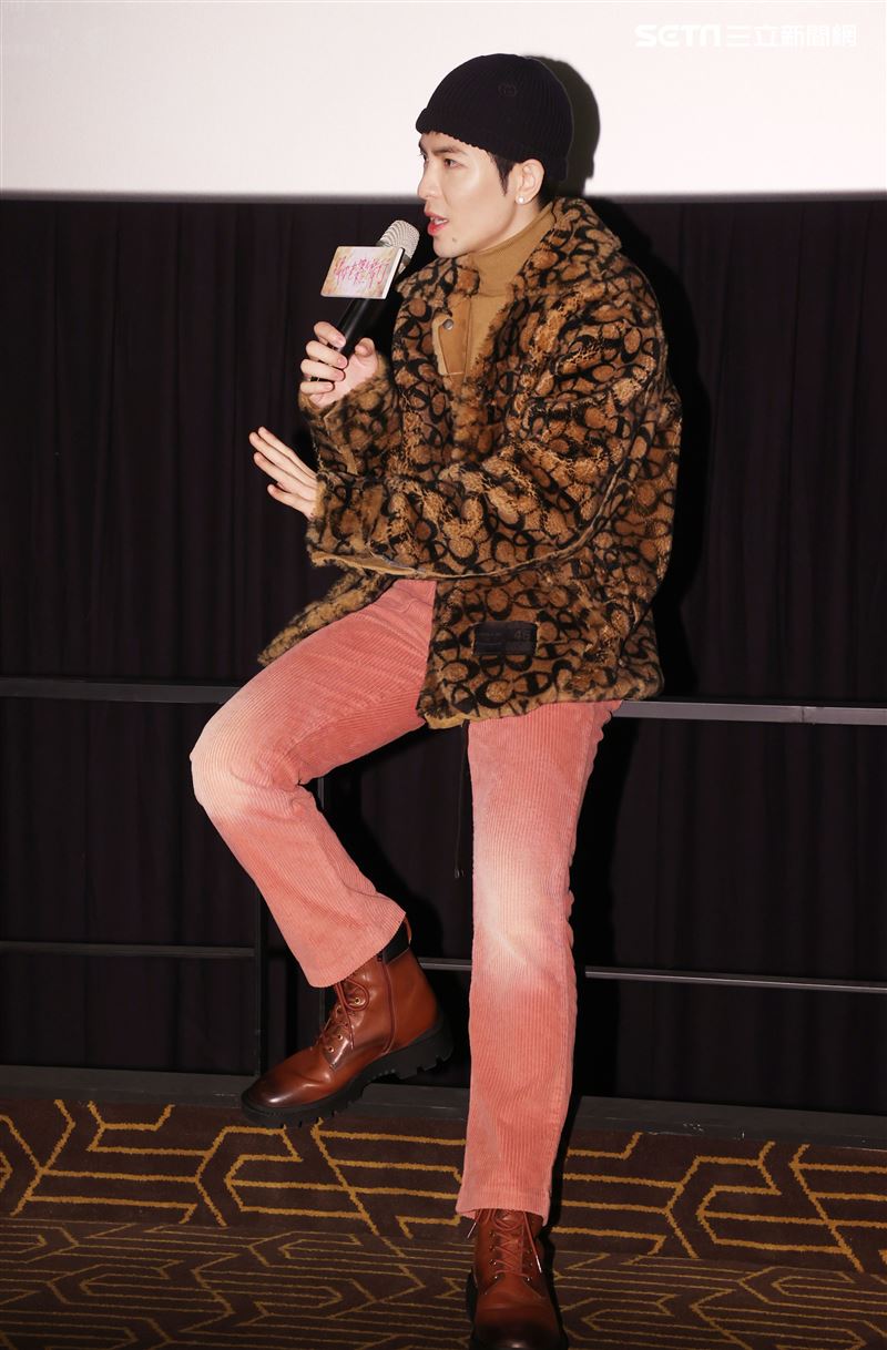 蕭敬騰不完美的我電影「跟你老婆去旅行」MV發布會。（記者邱榮吉/攝影）