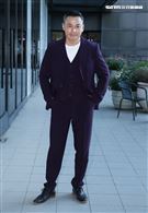 江宏恩三立新聞網專訪。（記者邱榮吉/攝影）