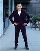 江宏恩三立新聞網專訪。（記者邱榮吉/攝影）