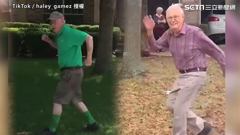 89歲爺不捨孫離去　小跑追車說再見