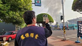 塑膠工廠火警　嘉市空氣品質達紅害嘉義市青年街一間塑膠工廠3日凌晨發生火警，因廠房堆放塑膠物品，燃燒產生大量濃煙，嘉義市環保局啟動應變小組監測空氣品質達紅害。（嘉義市政府提供）中央社記者姜宜菁傳真  110年2月3日