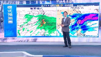 除夕前後鋒面襲　全台恐有強大雨機率