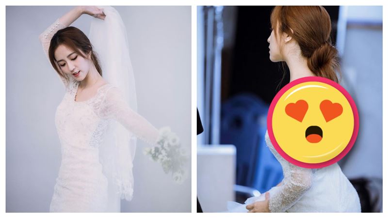 閻羅王全裸背辣爆　婚紗照露美尻曝光