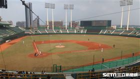 ▲培證英雄與統一獅高雄澄清湖球場交流賽。（圖／記者蕭保祥攝影）